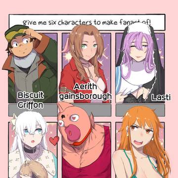Six Fan Arts