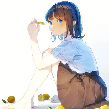 青い檸檬