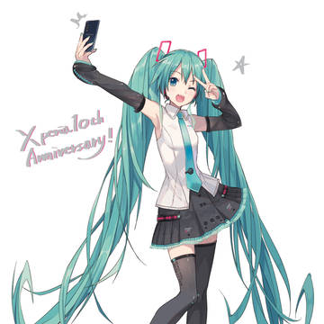 Xperia10周年ミクさん