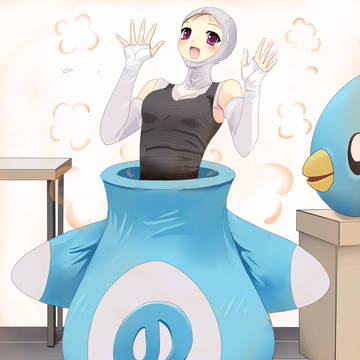 着ぐるみから出てきた人