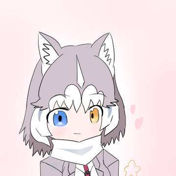 お茶を入れてくれたイエイヌちゃん