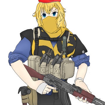 落書き アウトキャスト×AK-47
