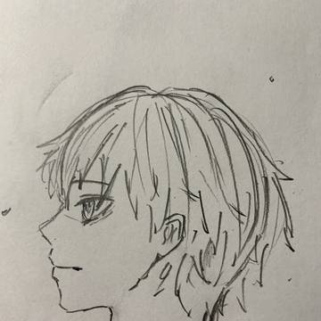 男性の横顔