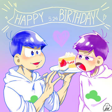 誕生日おめでとうカラ一
