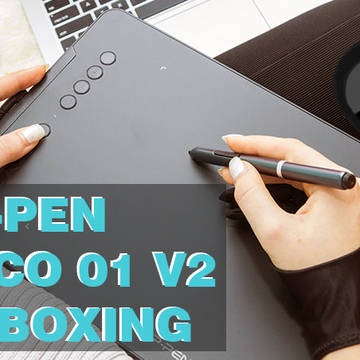 XP Pen Deco 01 V2 Tablet | Unbox