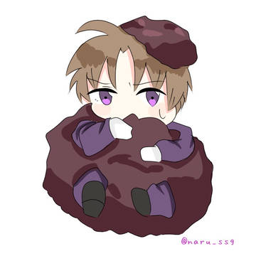 おはぎに埋まる長谷部