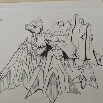 映空严寒之山