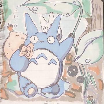トトロ落書き