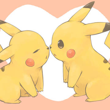 ピカチュウとピカチュウ