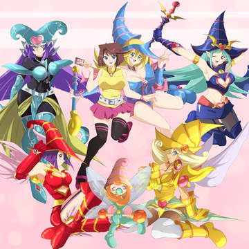 Anzu and Magician girls