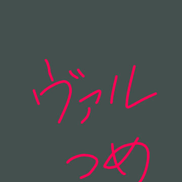 ヴァの落書き詰め