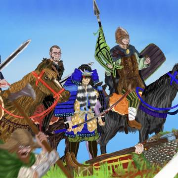 鎌倉武士と異世界騎兵