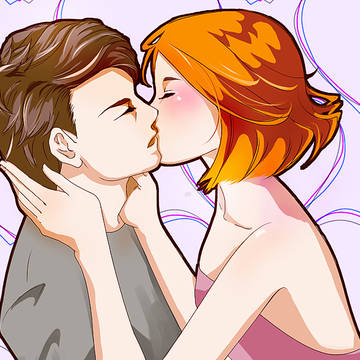 Couple 002 カップル キス