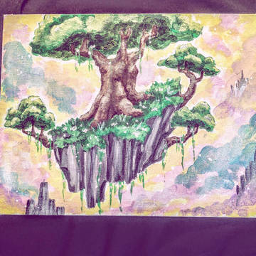 Acrylic painting