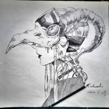 插画、铅笔画