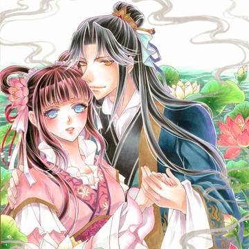 【色紙委託-2】原創古裝-蓮與佳人