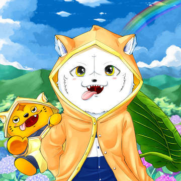 雨上がりと狼
