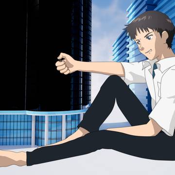 Giant Shinji dabs on Toji