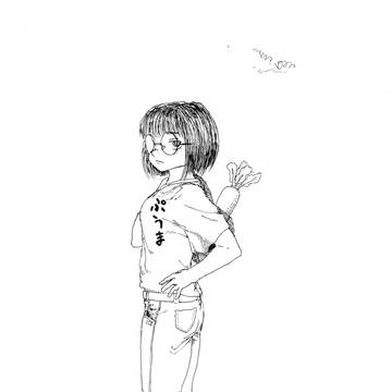 女の子の絵