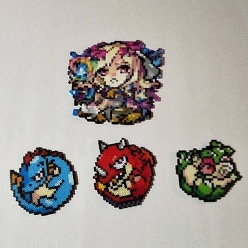 Monster Strike PERLER BEADS BYOK
