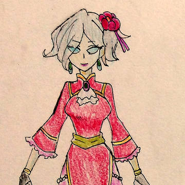 マリー様中華服礼装