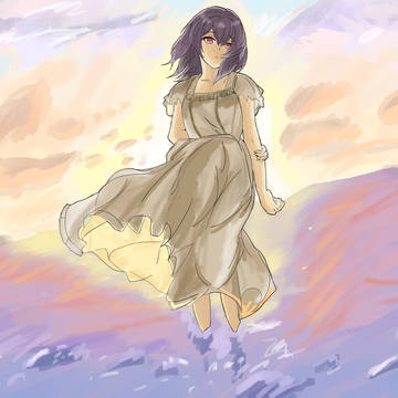海辺に佇む凛世