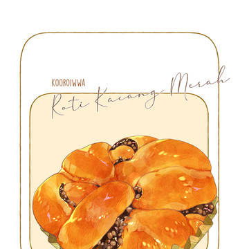 roti kacang merah