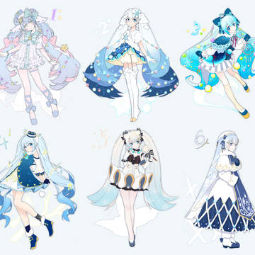雪ミク2021候補ちゃん!