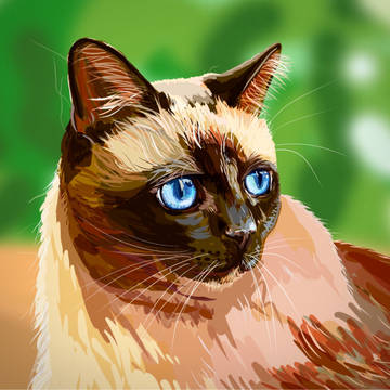 ネコ描きました！