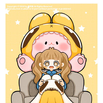双马尾女孩