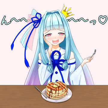 王冠姉妹のおいしそうに食べる方