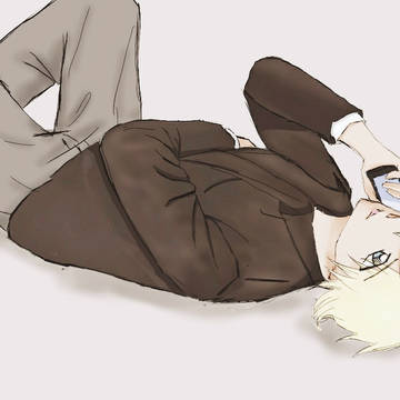 電話中