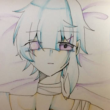 シリアスっぽいのが描いてみたかったの。