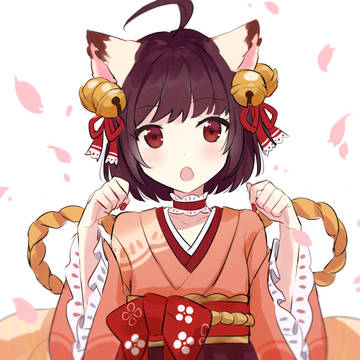 ご主人、お帰りにゃ！