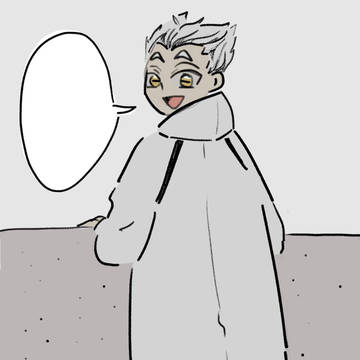 木兎のイラスト