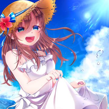 夏の笑顔