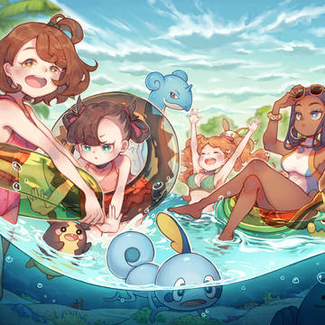 Cheerful summer