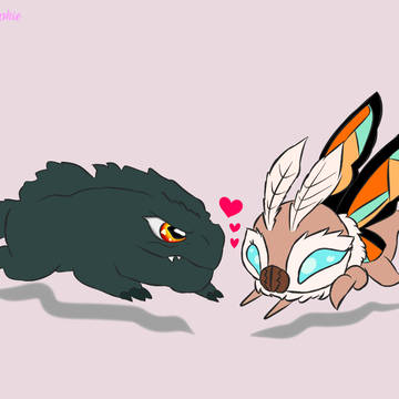 Chibi Mothzilla