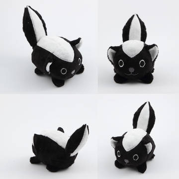 Stinking cute little skunk plush