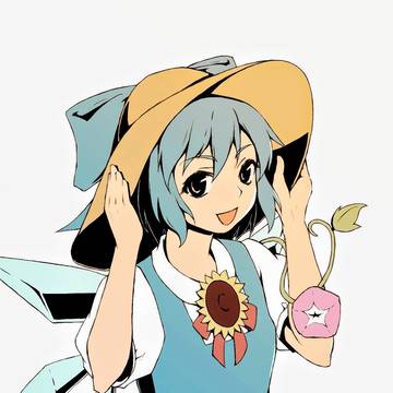 日焼けしたチルノ