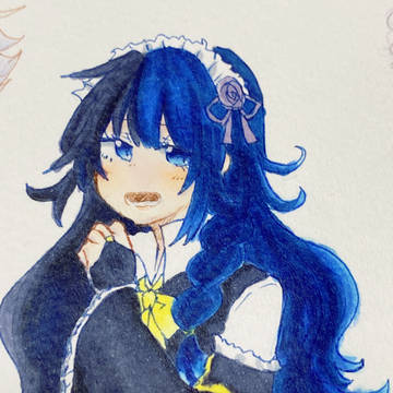 ゴシック青