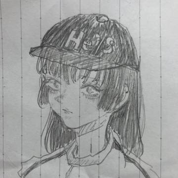 姫カットの女の子