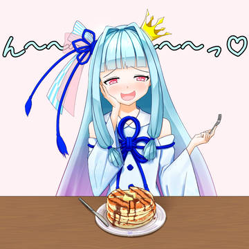 王冠姉妹のおいしそうに食べる方。/王冠姉妹のもっちもっち食べる方