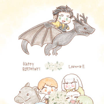 ローレンツくんお誕生日おめでとうございました