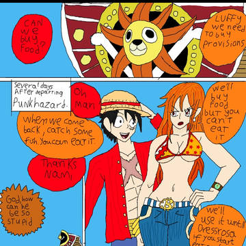 Nami's navel piercing