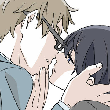 【腐向け】柊眞でキス唾【手描きトレス】