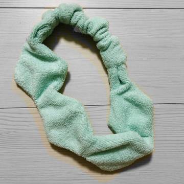 岸辺風洗顔用ヘアバンドのつくりかた