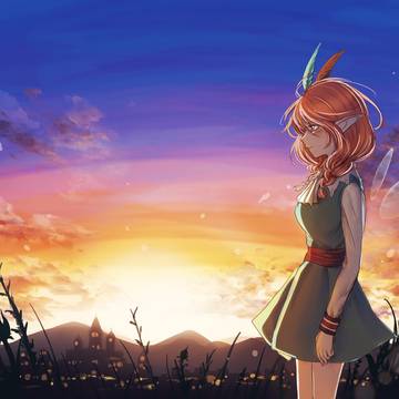 焦がれる。