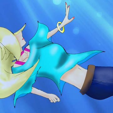 海に溶ける