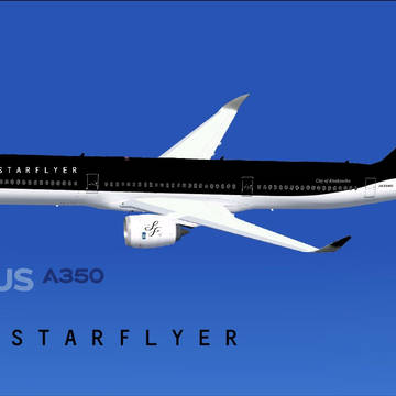 スターフライヤーAIRBUS A350vr(架空)